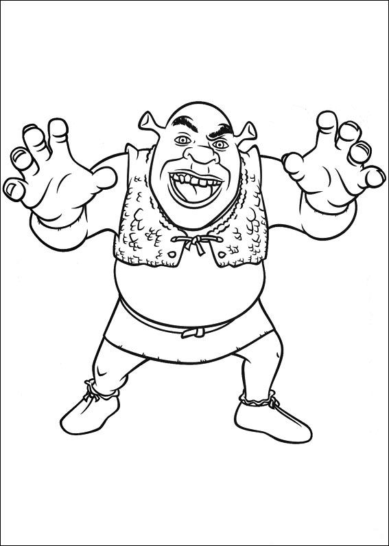 Kids-n-fun.com | Coloring page Shrek 4 Forever After Shrek 4 Forever After